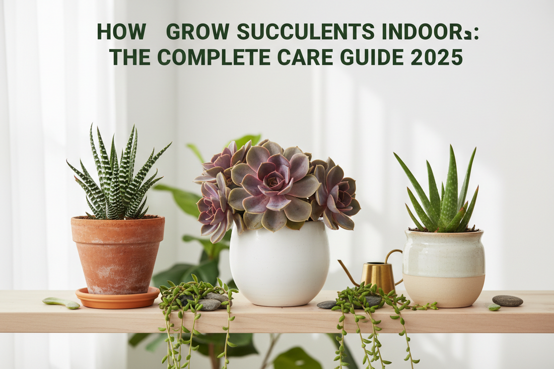 How to Grow Succulents Indoors: The Complete Care Guide (2025)