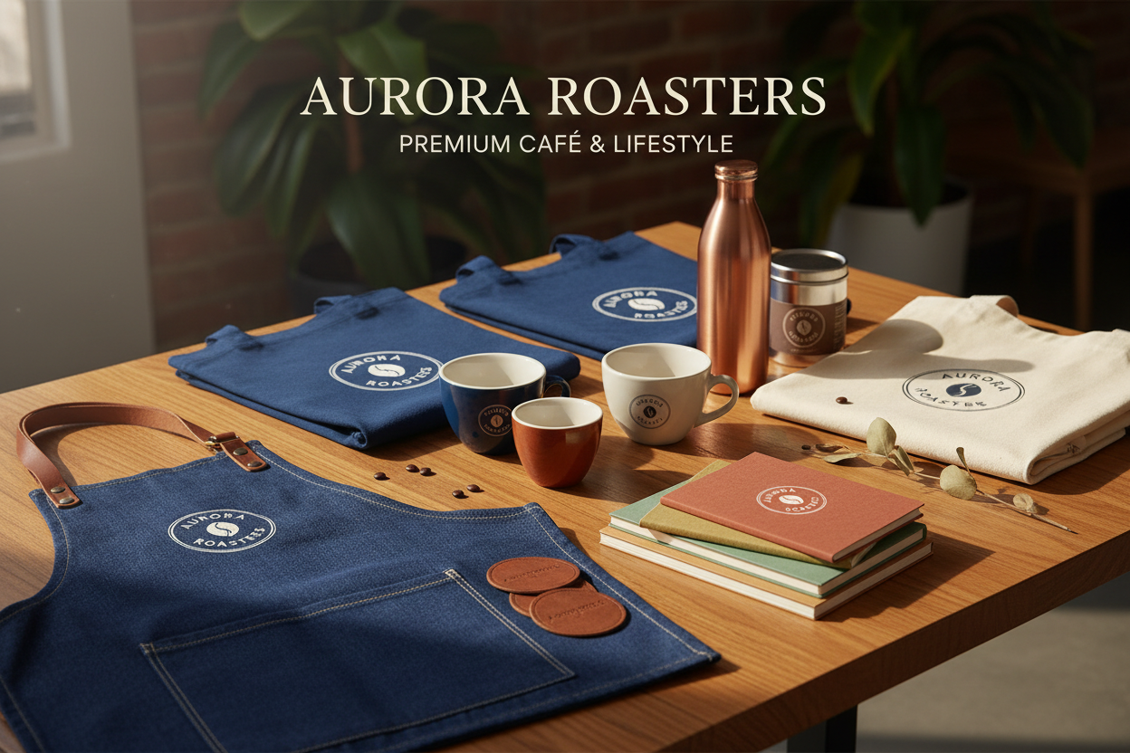 Café Branding & Custom Merchandise for F&B Brands — Print In Blue