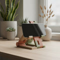 3D Printed Phone Stand — Adjustable Sustainable Desk Holder for Smartphones
